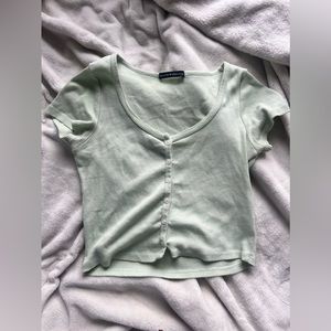Brandy Melville Mint Green Top